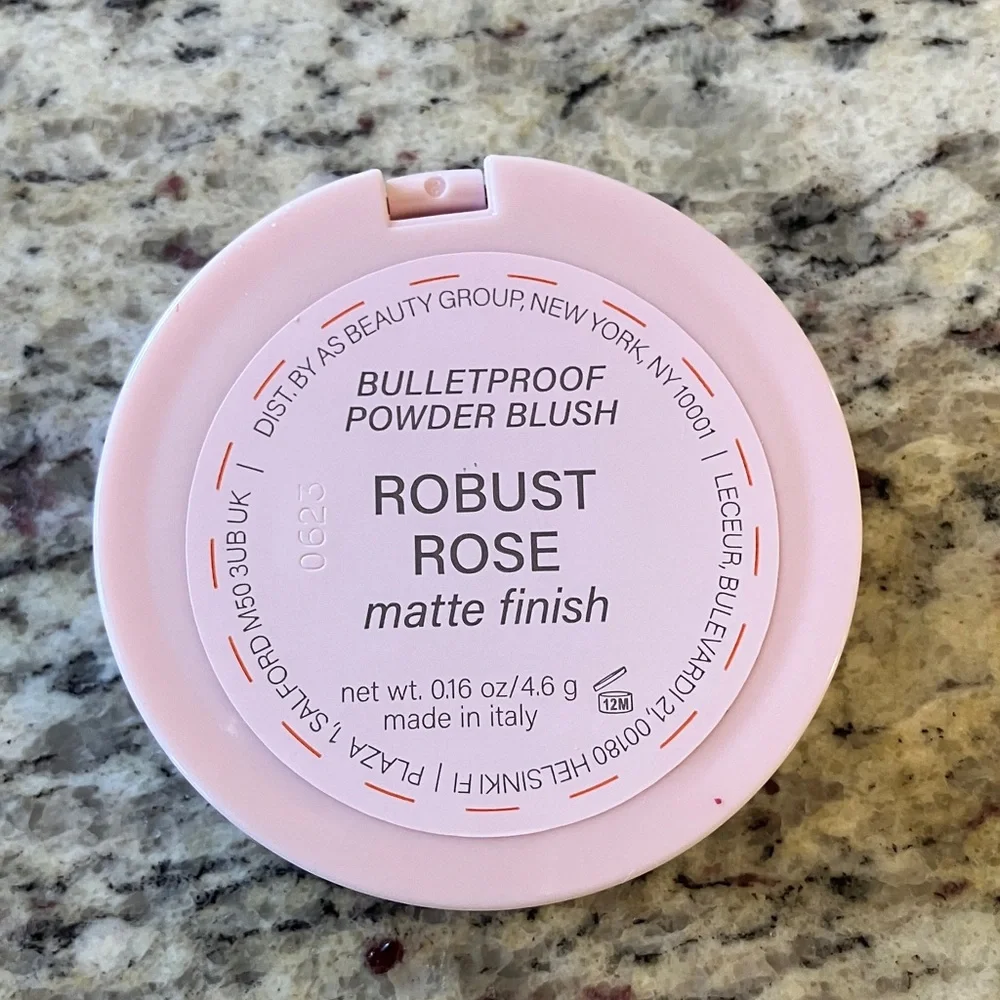 Mally Beauty Bulletproof Powder Blush Robust Rose Matte Finish